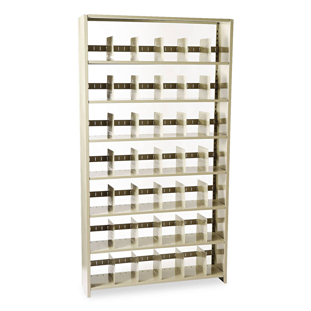 Steel Seven-Shelf Closed Starter Set 48W x 12D x 88H Sand Z992
