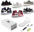 6 Clear Floating Shoe Shelves with Hardware G423714