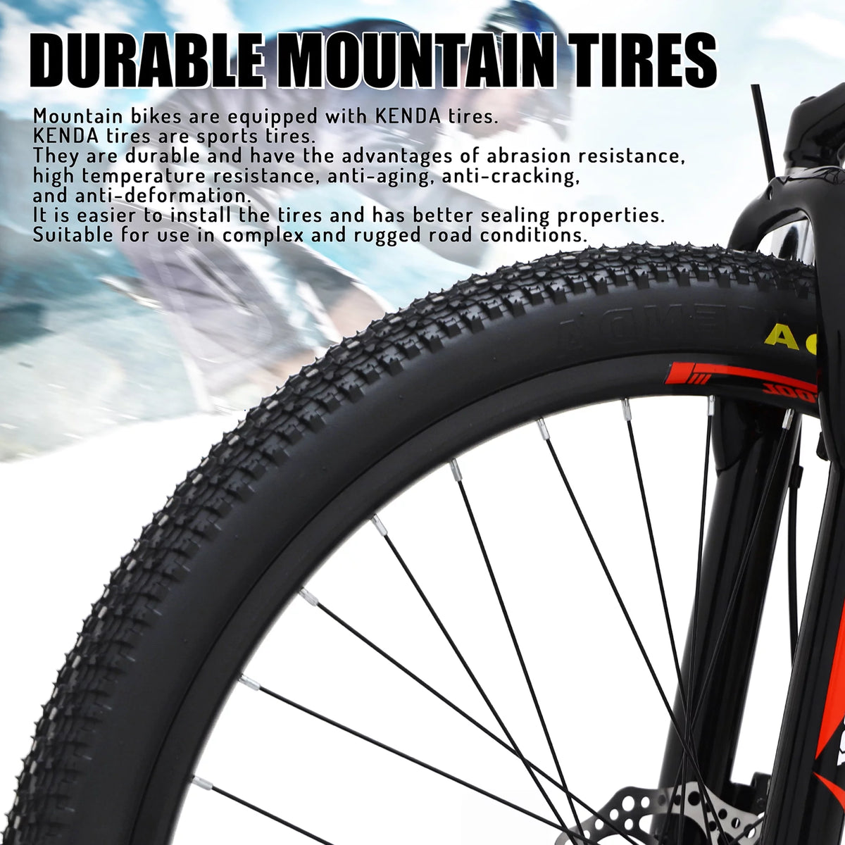 26 Inch Aluminum Mountain Bike Hydraulic Disc Brake 21 Speed Y74971