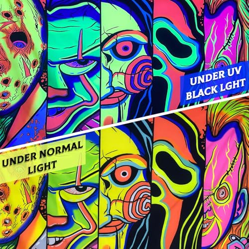 Blacklight UV Reactive Glow in The Dark Tapestry 70" x 90" A608180