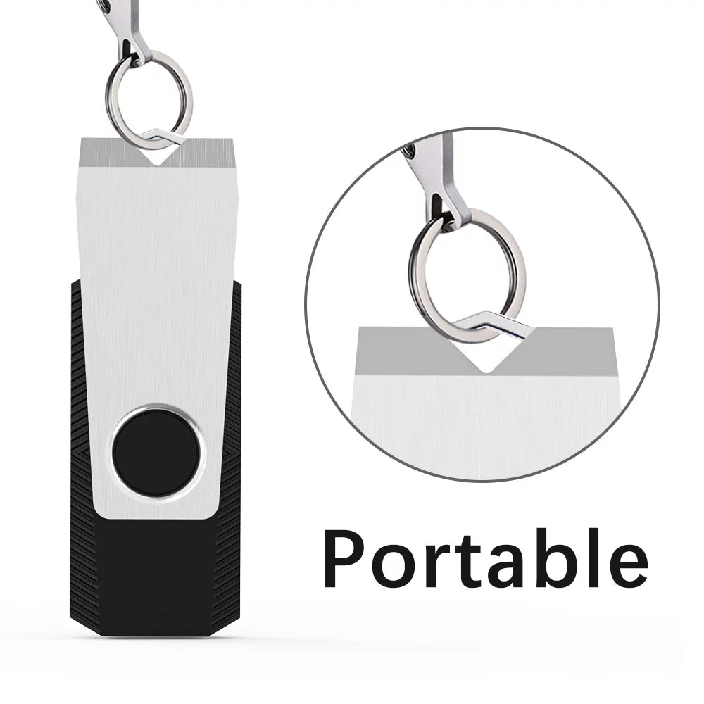 10PCS 128MB USB 2.0 Flash Drive Black N1091