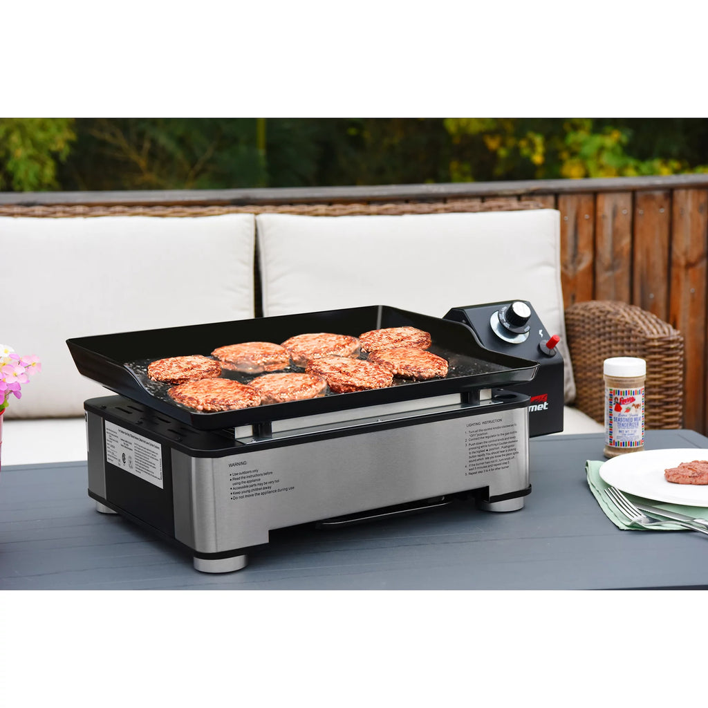Portable Table Top Gas Grill Griddle C53182