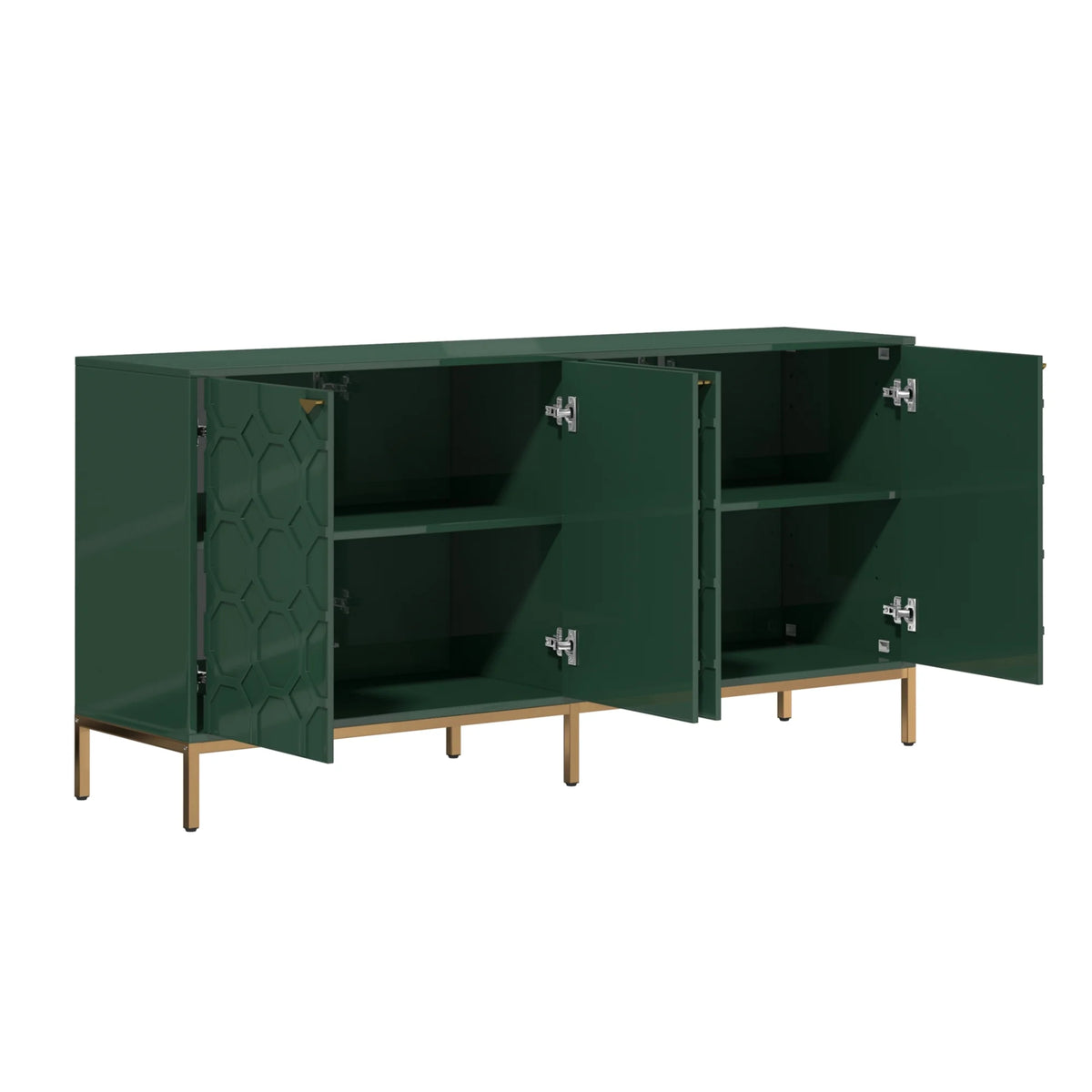 Green High Gloss TV Stand J748343