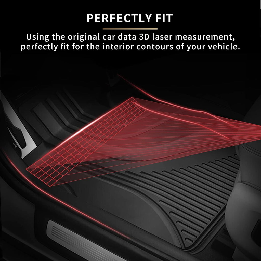 Black All Weather Floor Mats for Cadillac XT4 G1525