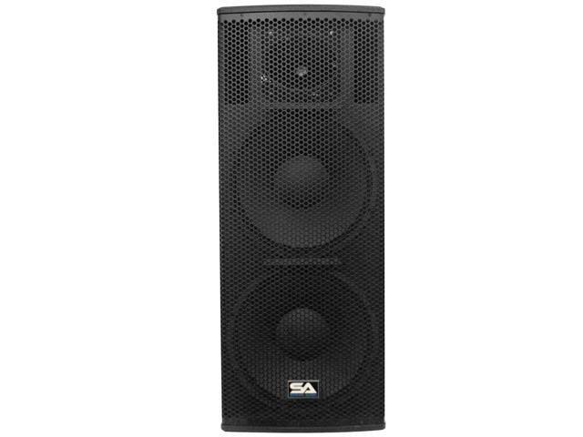 Pair of Dual 15x22 Full Range 2-Way Loudspeaker Cabinets T487706