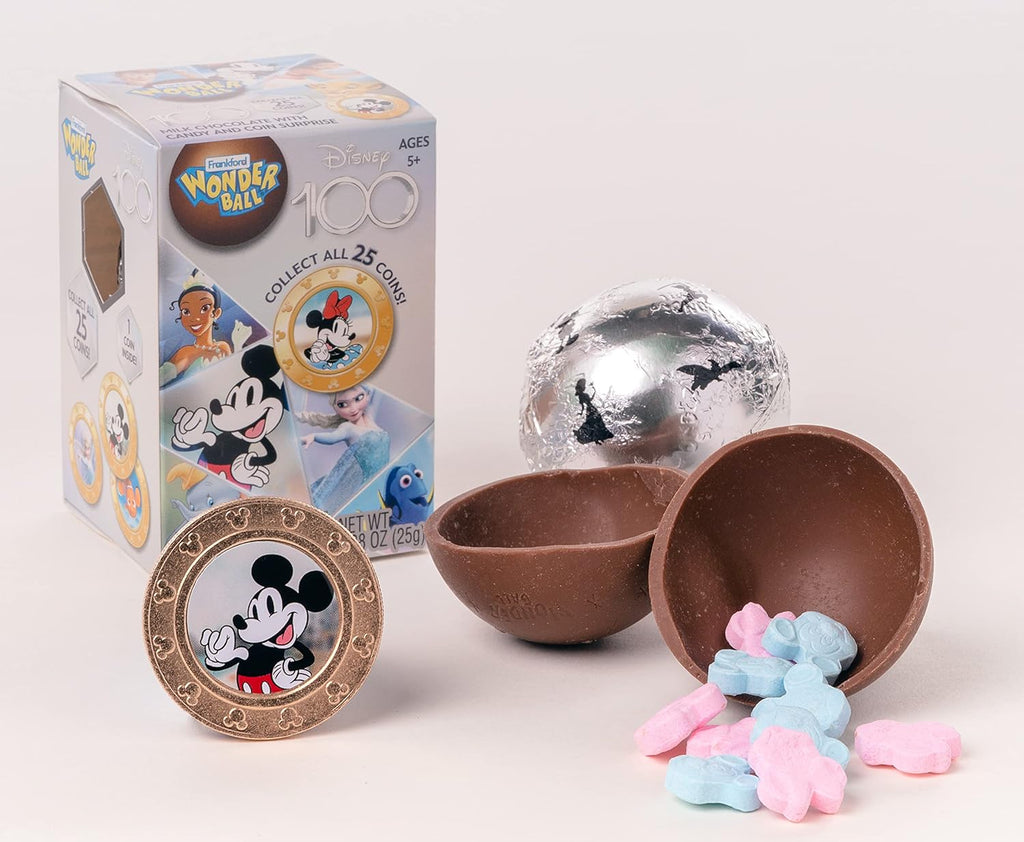 10 Pack Milk Chocolate Wonder Ball with Surprise Collectible Coin R5939