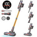 Cordless Vacuum Cleaner, 45Kpa 550W 65Mins Self-Standing Stick Vacuum with Touch Screen P9139