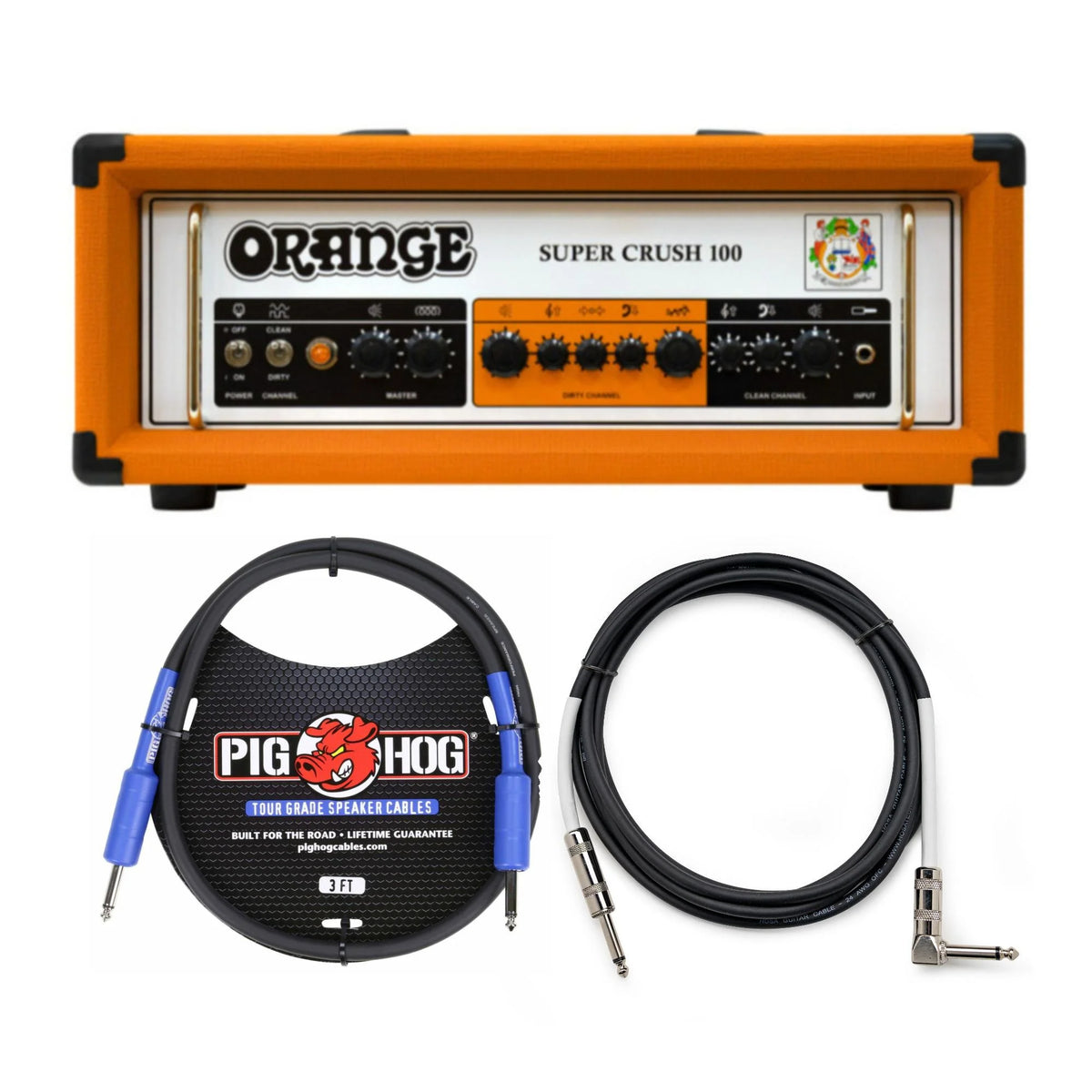 100W Guitar Amplifier Head with Speaker Cable C29559