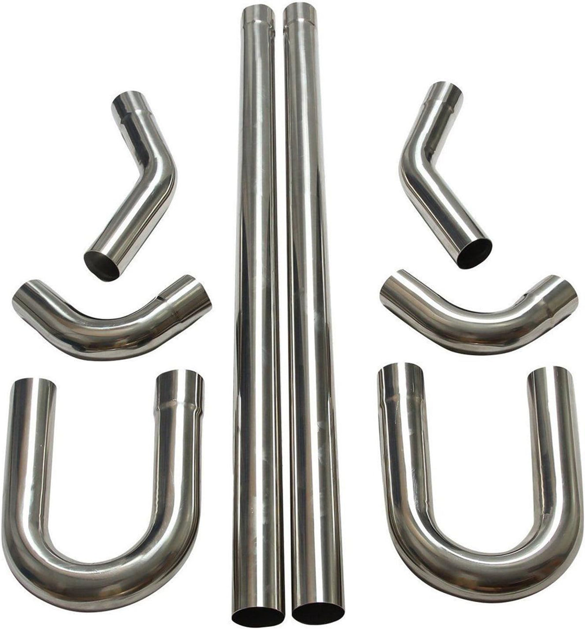 2.25" Stainless Steel T-304 Mandrel Flex Pipe Kit G54504