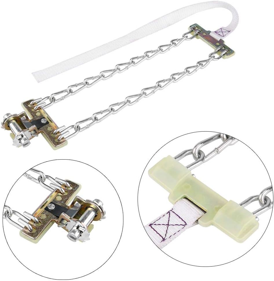 3pcs Clip-on Steel Tire Snow Chain (Large) H32890