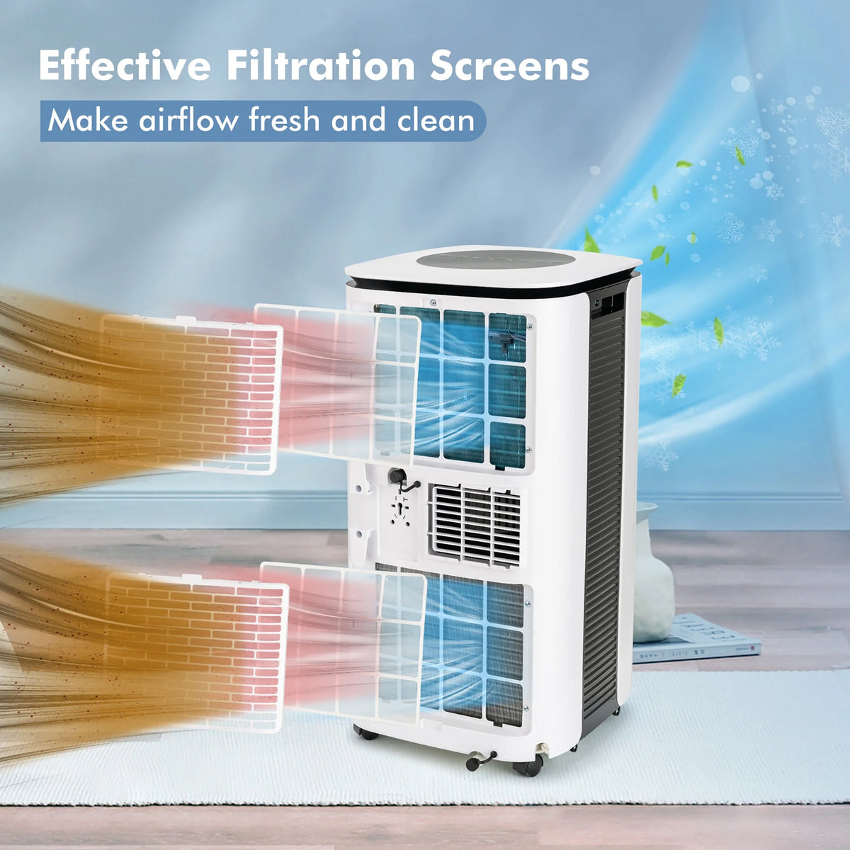 6500 BTU 3 in 1 Portable Air Conditioner T2404