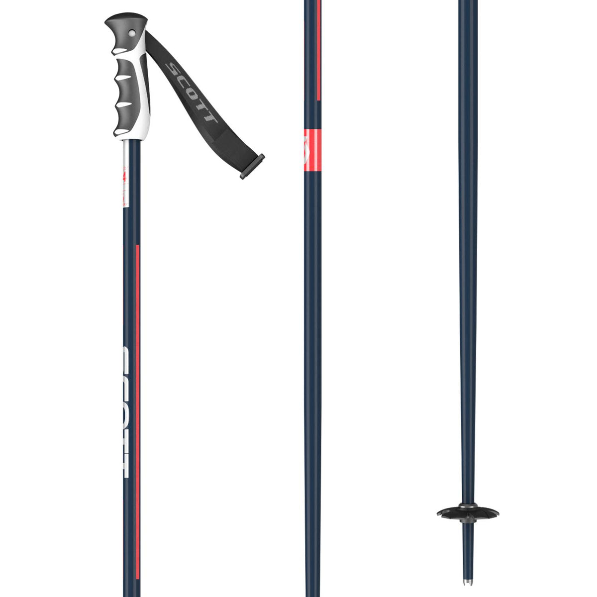 Black Ski Poles C8414