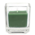 Square Glass Votive Candle, Hunter Green, Set of 96 A765383