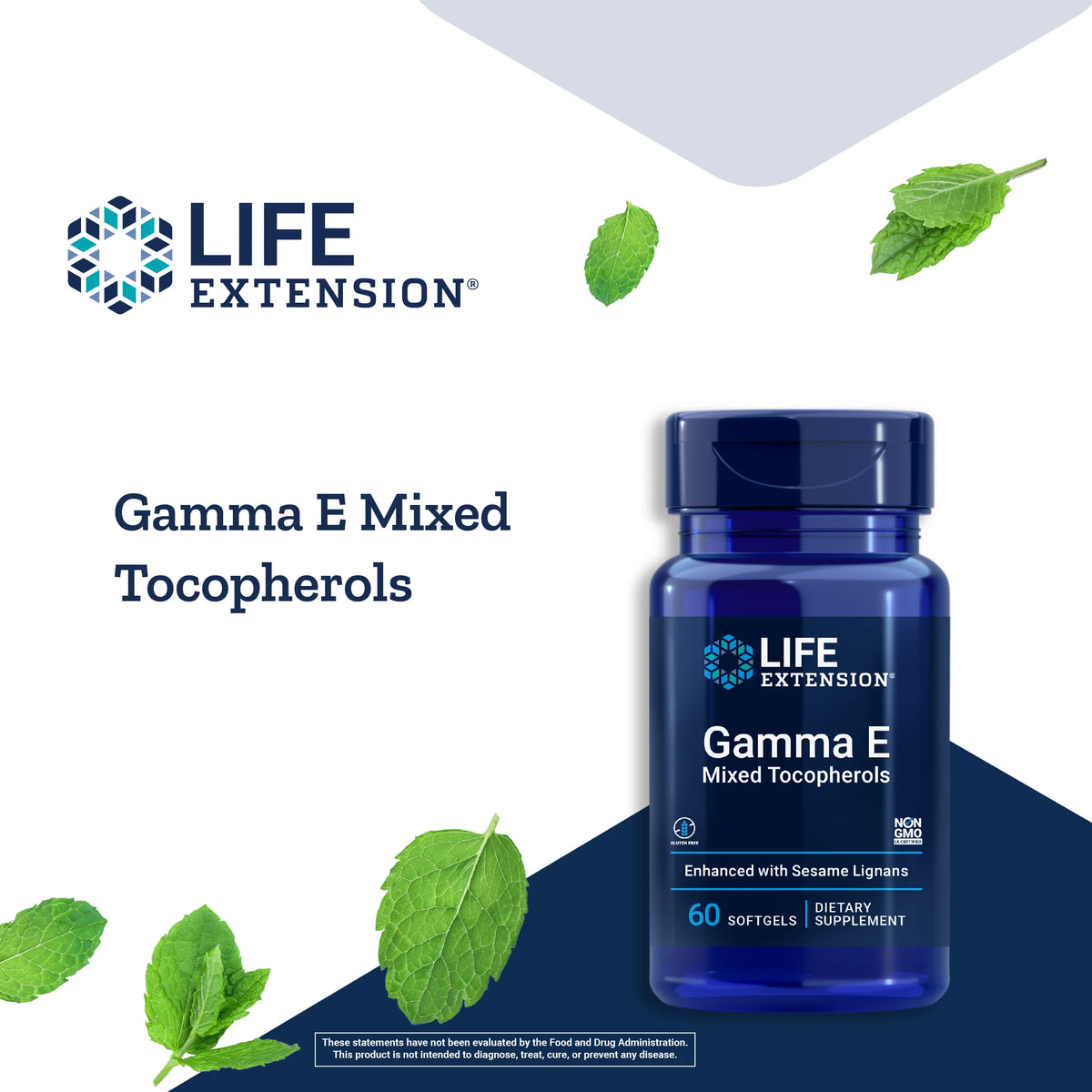 Vitamin E Mixed Tocopherols with Sesame Lignans 60 Softgels H592
