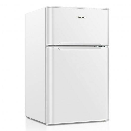 White Compact Refrigerator with Freezer S228052
