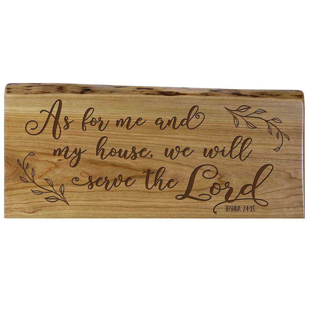Natural Cherry Live Edge Wood Wall Plaque Y625