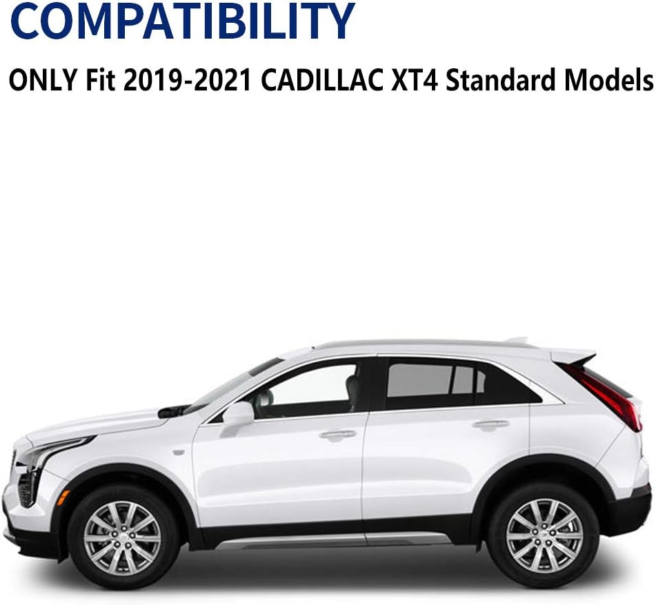 Black All Weather Floor Mats for Cadillac XT4 G1525