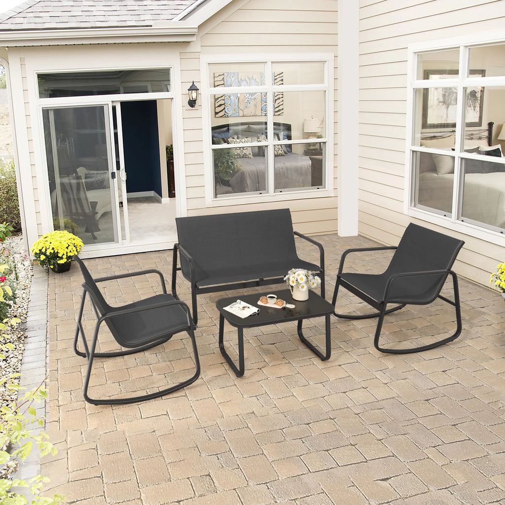 4-Piece Outdoor Patio Bistro Furniture Set G402817
