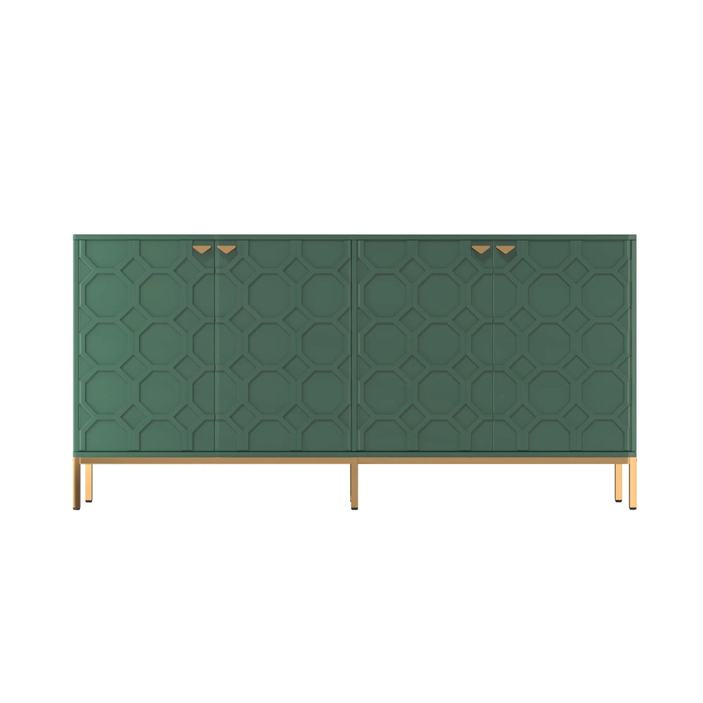 Green High Gloss TV Stand J748343