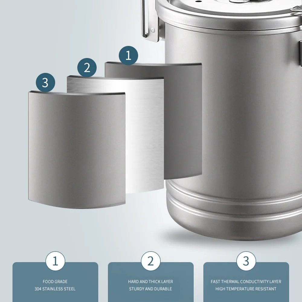 Stainless Steel Pot for Camping Cookware K26489