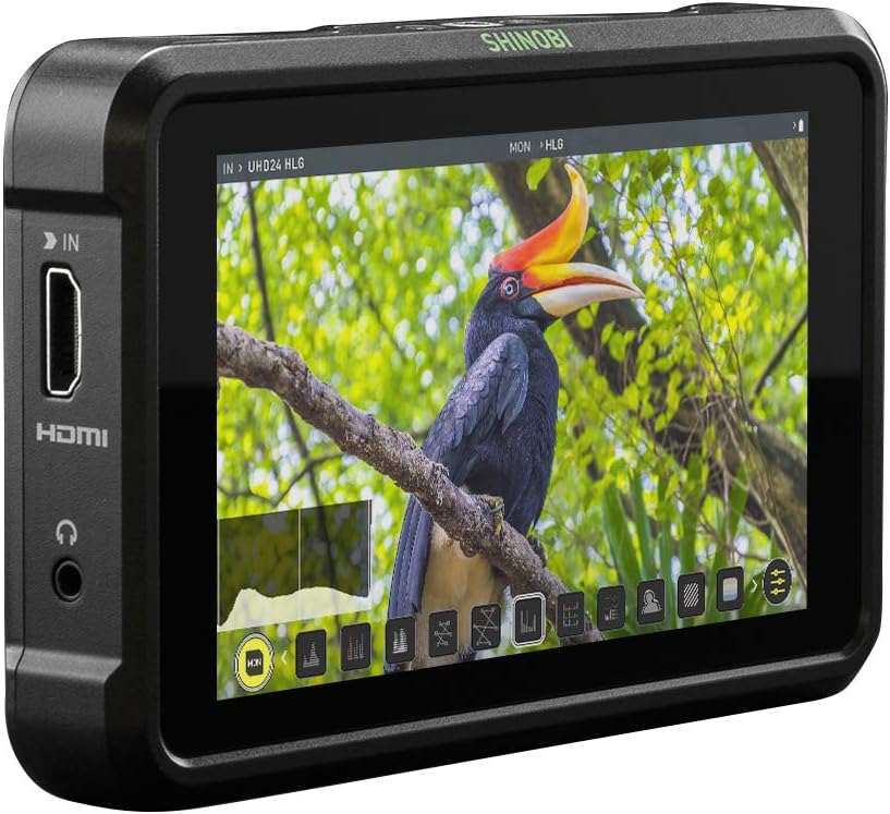 4K HDMI HDR Photo & Video Monitor with Power Kit & Screen Cleaning Wipes (5-Pack) Bundle I53513
